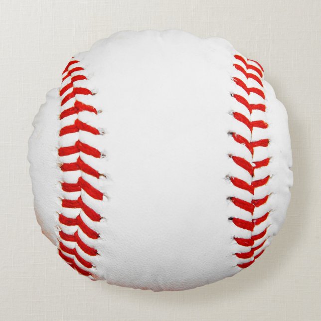 Baseball Round Pillow Rond Kussen (Voorkant)