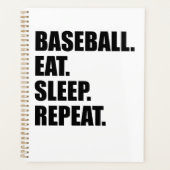 Baseball routine planner (Voorkant)
