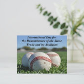 Baseball Salves Day Postacard Briefkaart (Staand voorkant)