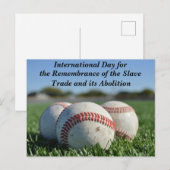Baseball Salves Day Postacard Briefkaart (Voorkant / Achterkant)