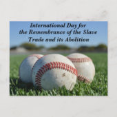 Baseball Salves Day Postacard Briefkaart (Voorkant)