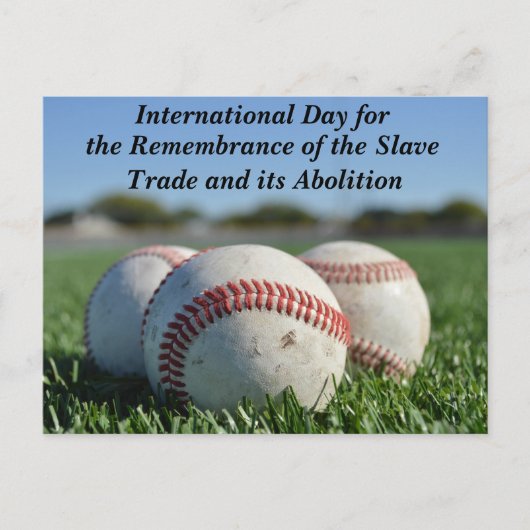 Baseball Salves Day Postacard Briefkaart (Voorkant)