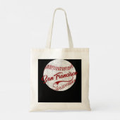 Baseball San Francisco  Giant Ball, Nationa Tote Bag (Achterkant)