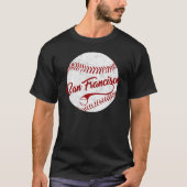 Baseball San Francisco  Giant Ball National T-shirt (Voorkant)