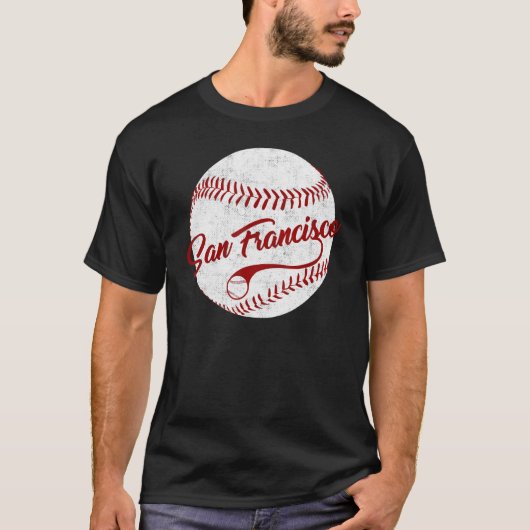 Baseball San Francisco  Giant Ball National T-shirt (Voorkant)