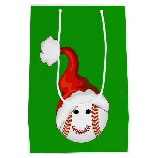 Baseball Santa Medium Cadeauzakje (Achterkant)