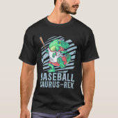 Baseball Saurus Rex for Kids Future Baseball Playe T-shirt (Voorkant)