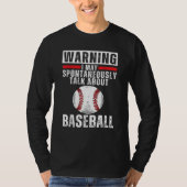Baseball Sayings For Men Women Kids  Baseball T-shirt (Voorkant)
