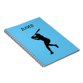 BASEBALL SCHOOL NOTITIEBOEK MET DE NAAM VAN DE DOU (Rechterzijde)