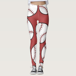 Baseball Seam Patroon Leggings