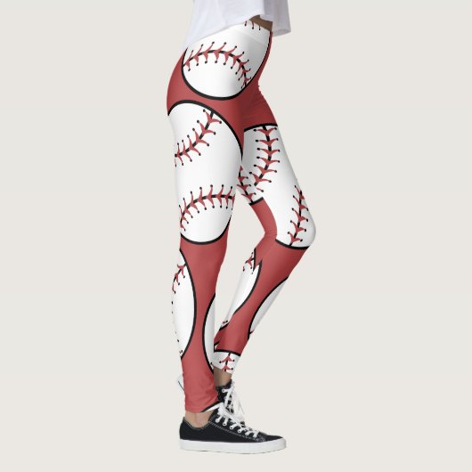 Baseball Seam Patroon Leggings (Rechts)