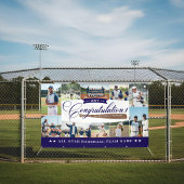 Baseball Season Team Congratulations Photo Collage Spandoek