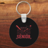 Baseball Senior 2025 Afstuderen CL Sleutelhanger (Voorkant)