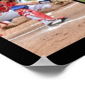 Baseball Senior Graduation 5 Photo Collage Poster (Hoek)