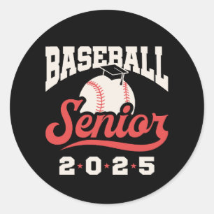 Baseball Senior Klasse 2025 Ronde Sticker