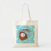 Baseball Serenity Gebed Tote Bag (Voorkant)