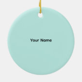 Baseball Serenity Prayer Keramisch Ornament (Achterkant)