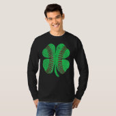 Baseball Shamrock St. Patrick's Day Irish Saint Pa T-shirt (Voorkant volledig)