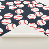 Baseball Sherpa Blanket Deken (3/4)