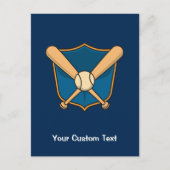 Baseball Shield Briefkaart (Voorkant)