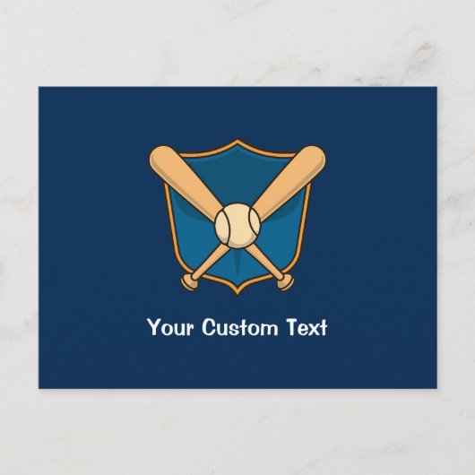 Baseball Shield Briefkaart (Voorkant)
