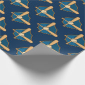 Baseball Shield Cadeaupapier (Hoek)