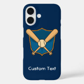 Baseball Shield Case-Mate iPhone Case (Achterkant)