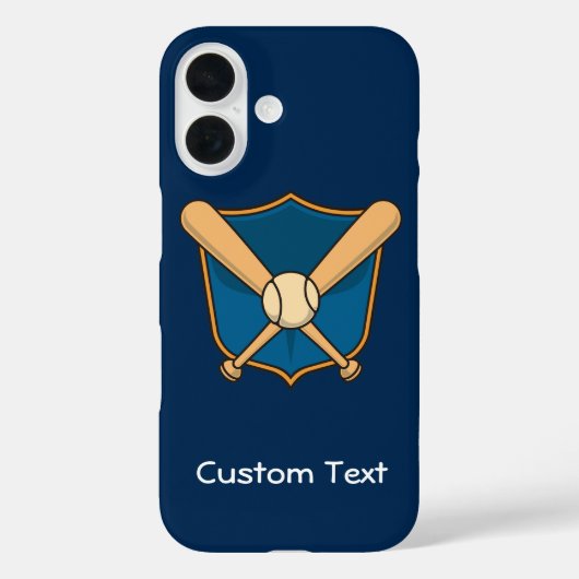 Baseball Shield Case-Mate iPhone Case (Achterkant)