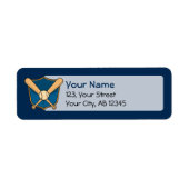 Baseball Shield Etiket (Voorkant)