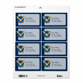 Baseball Shield Etiket (Full Sheet)