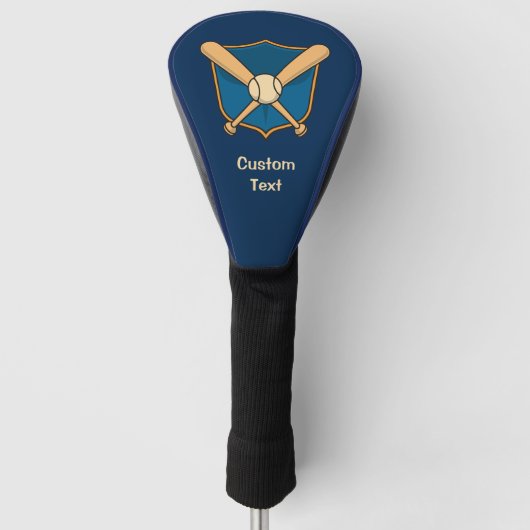 Baseball Shield Golfheadcover (Voorkant)