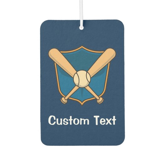 Baseball Shield Luchtverfrisser (Voorkant)