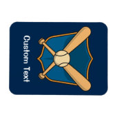 Baseball Shield Magneet (Horizontaal)