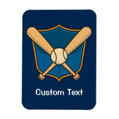 Baseball Shield Magneet (Verticaal)
