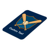 Baseball Shield Magneet (Linkerzijde)