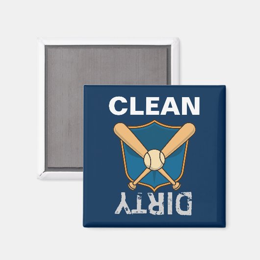 Baseball Shield Magneet (Voorkant / Achterkant)