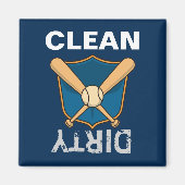 Baseball Shield Magneet (Voorkant)
