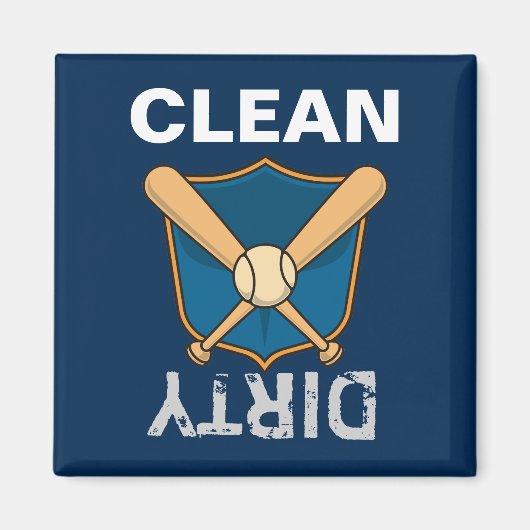 Baseball Shield Magneet (Voorkant)