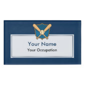 Baseball Shield Naambadge (Voorkant)