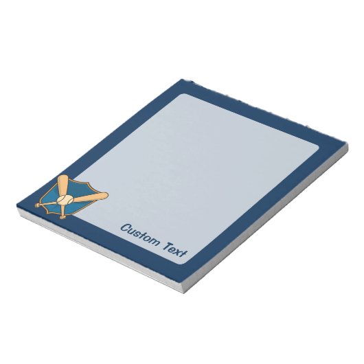 Baseball Shield Notitieblok (Linkerzijde)