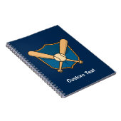 Baseball Shield Notitieboek (Rechterzijde)