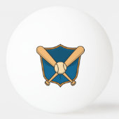 Baseball Shield Pingpongbal (Voorkant)