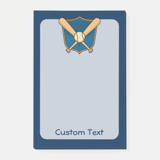 Baseball Shield Post-it® Notes (Voorkant)