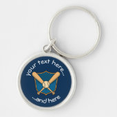 Baseball Shield Sleutelhanger (Voorkant)