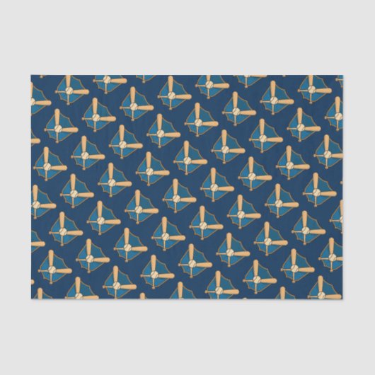 Baseball Shield Tissuepapier (Voorkant)