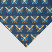 Baseball Shield Tissuepapier (Detail)