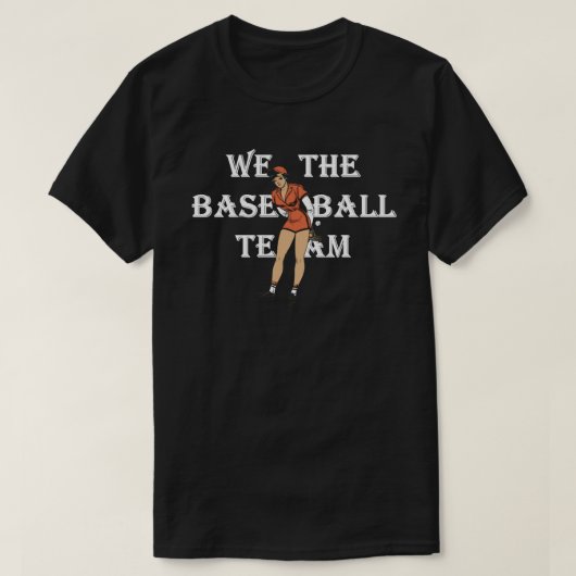baseball-shirt, honkbal-t-shirt, honkbaltrui t-shirt (Design voorkant)