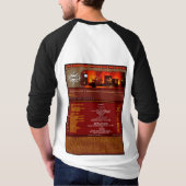 Baseball-Shirt T-shirt (Achterkant)