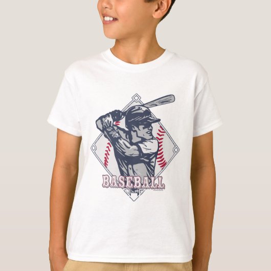 Baseball-Shirten en cadeauobjecten retro T-shirt (Voorkant)