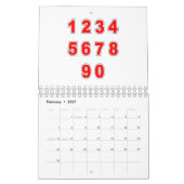 Baseball-Shirten Kalender (Feb 2027)